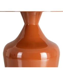 Stolik kawowy boczny CERANKI  47 cm terakkota