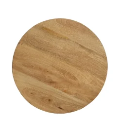 Stolik kawowy boczny DREKEO 55 cm drewno mango