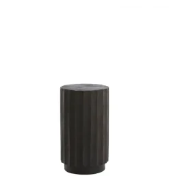 Stolik kawowy boczny ELLENA 60 cm czarny mat
