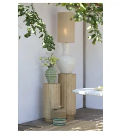 Stolik kawowy boczny ELLENA 60 cm naturalny