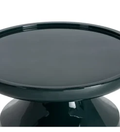 Stolik kawowy boczny ENALE 50 cm zielony