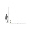 Stolik kawowy boczny GRAZIA CRACK 25 cm