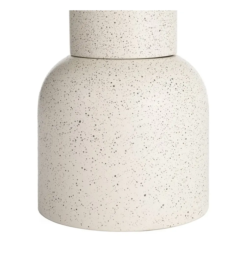 Stolik kawowy boczny KIRENKO 40 cm efekt terrazzo