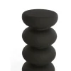 Stolik kawowy boczny KOBODO 80 cm czarny mat