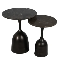 Stolik kawowy boczny KOREMA 53 cm czarny
