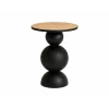 Stolik kawowy boczny MISSISSAUGA 40 cm czarny