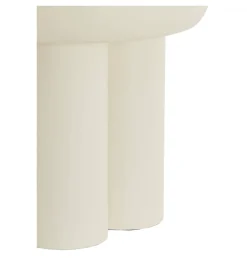 Stolik kawowy boczny MIZUHO 50 cm kremowy