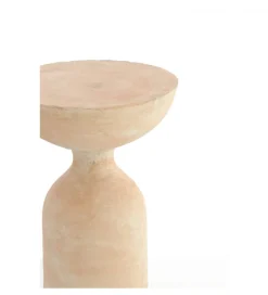 Stolik kawowy boczny MURLA 56 cm beżowy