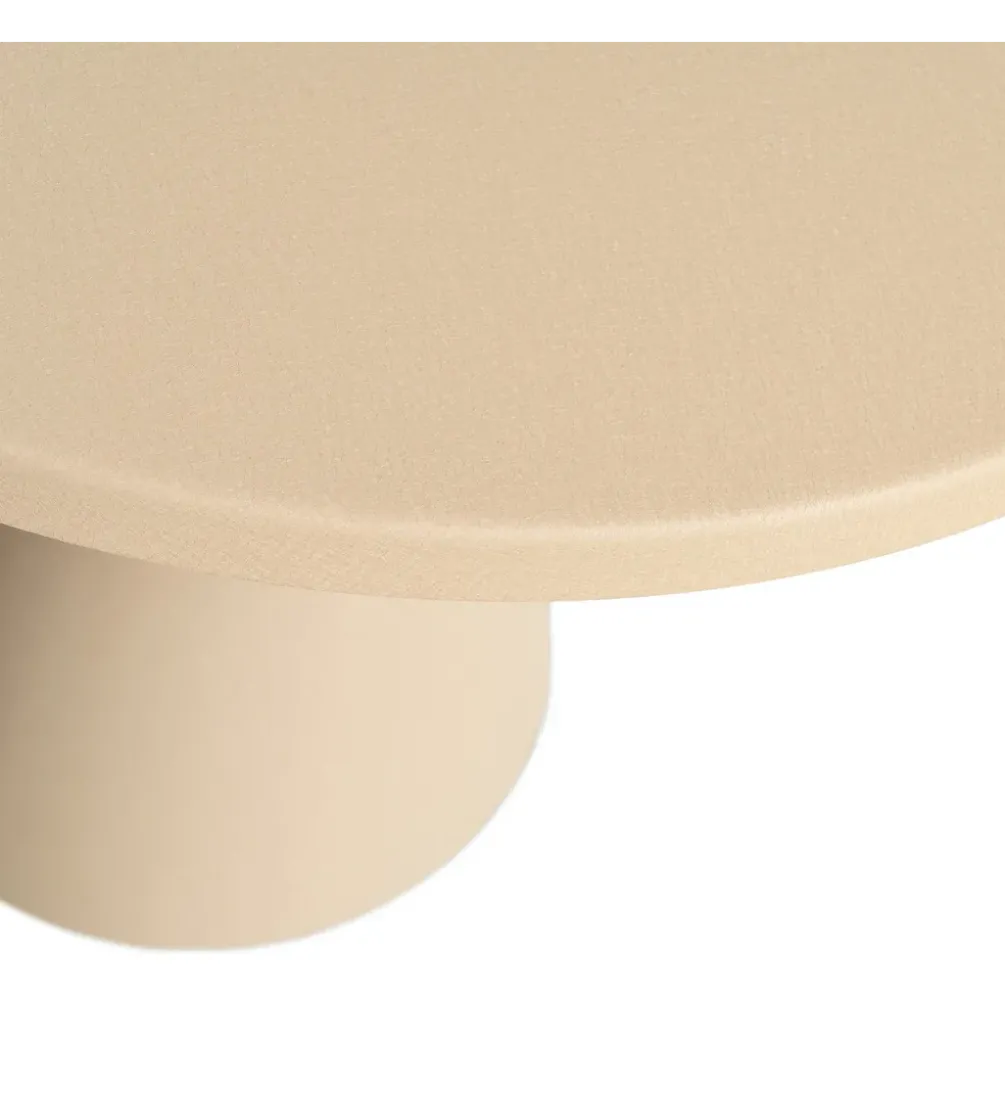Stolik kawowy boczny OFERAN 50 cm taupe