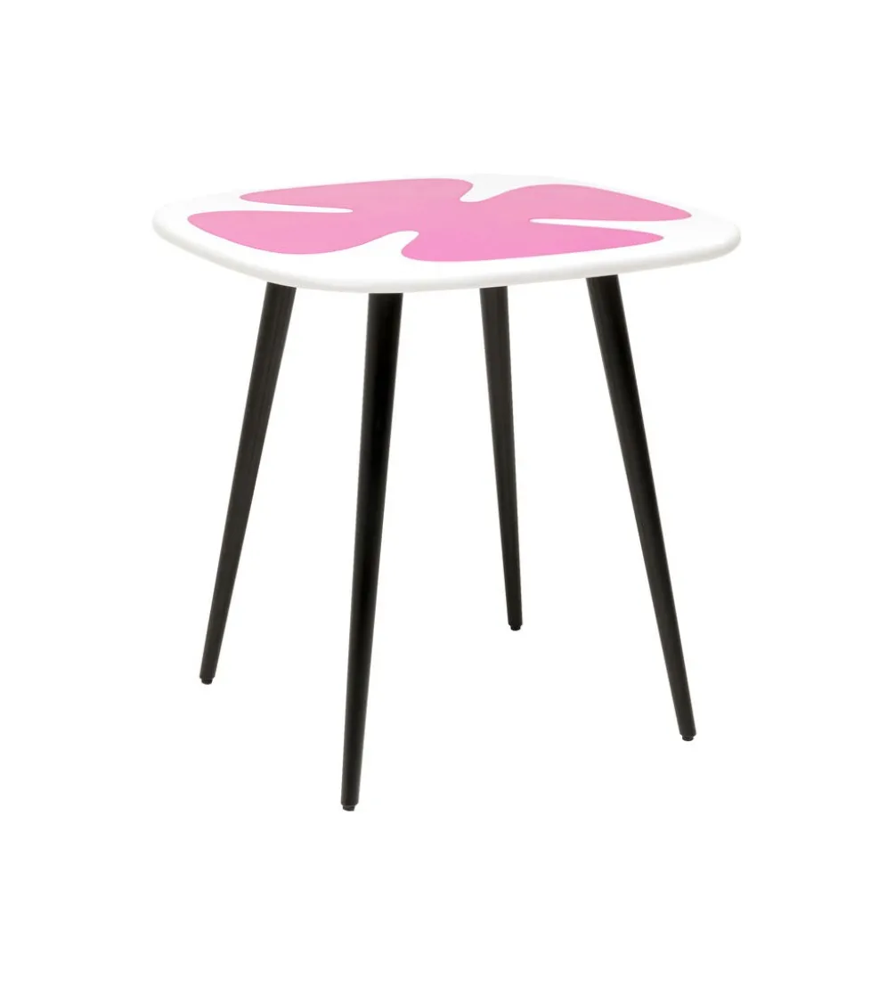 Stolik kawowy boczny PETAL 60 cm różowy