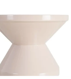 Stolik kawowy boczny PETARNO 47 cm biały