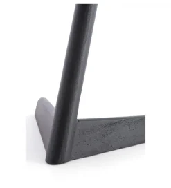 Stolik kawowy boczny QIANO 63 cm drewno mango czarny mat