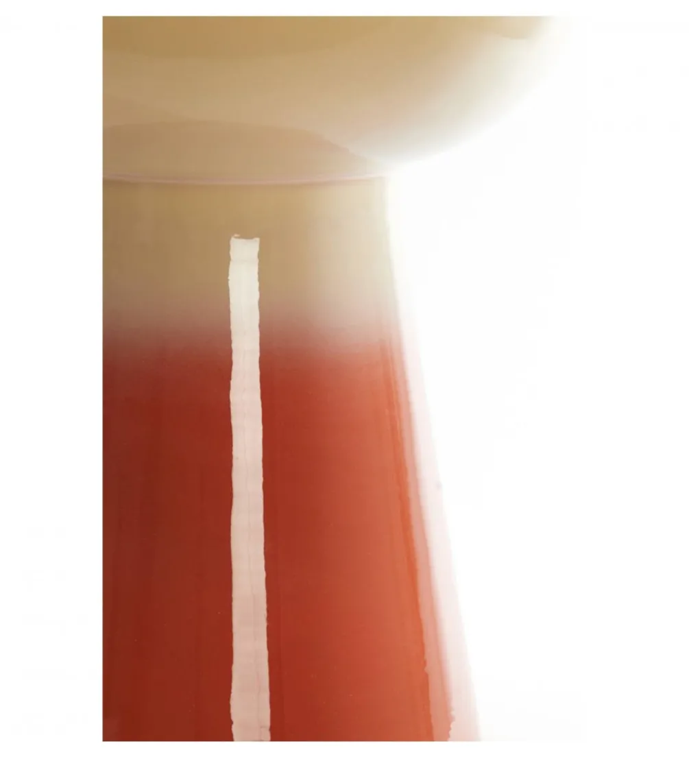 Stolik kawowy boczny ROVINI 35 cm kremowy pomarańczowy