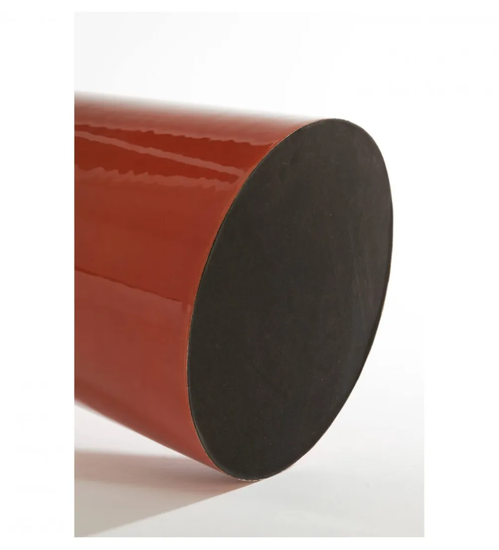 Stolik kawowy boczny SAKIZ 40 cm kremowy pomarańczowy