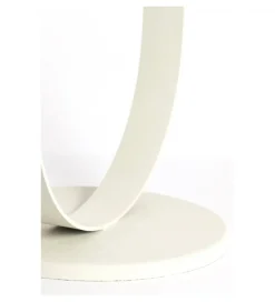 Stolik kawowy boczny TRIANA 65 cm kremowy mat