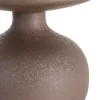 Stolik kawowy boczny VATENI 33 cm brązowy