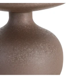 Stolik kawowy boczny VATENI 33 cm brązowy
