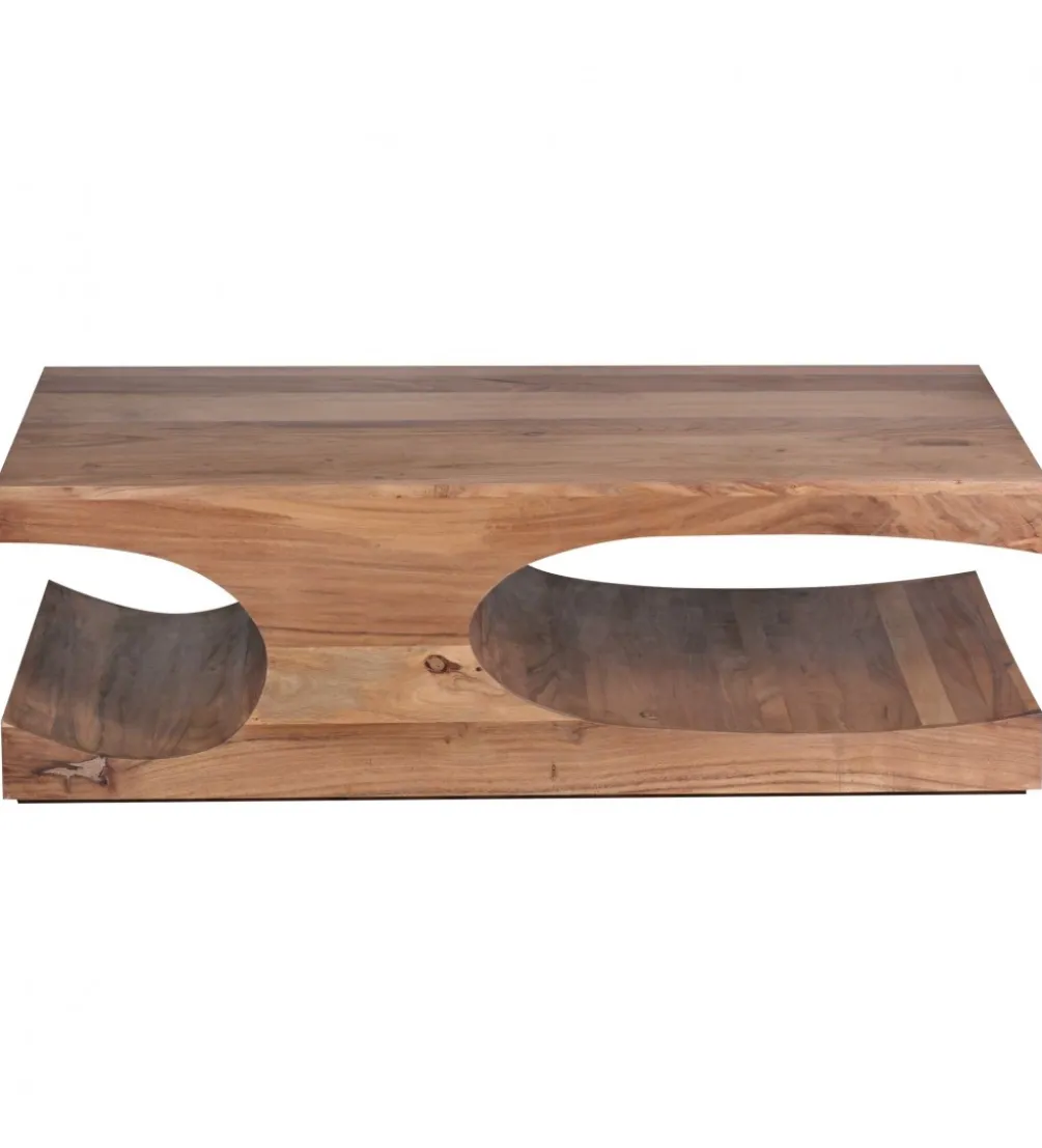 Stolik kawowy BOHA 118 cm drewno akacja