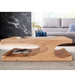 Stolik kawowy BOHA 118 cm drewno akacja