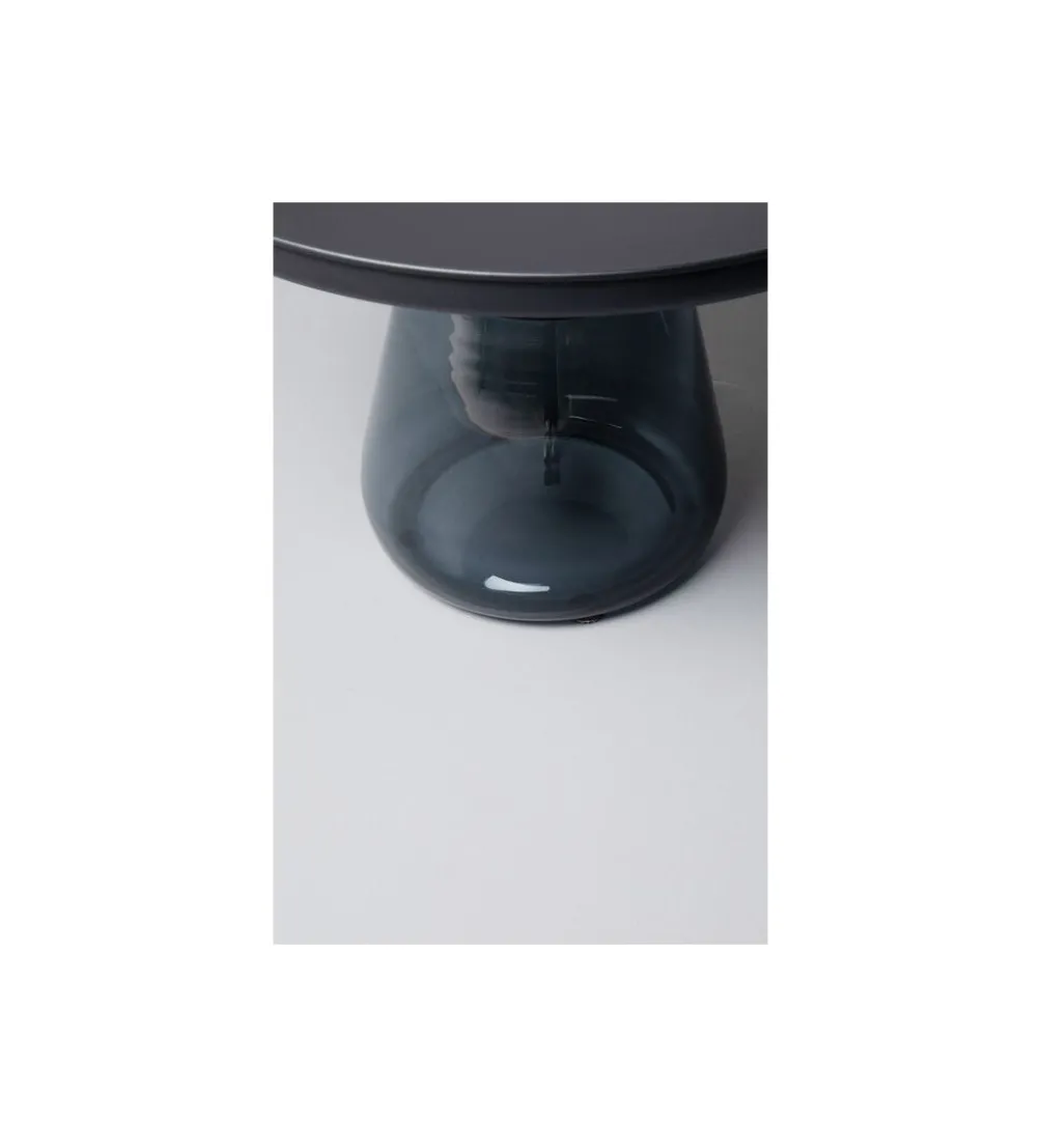 Stolik kawowy BOTTIGLIA 60 cm czarny