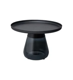 Stolik kawowy BOTTIGLIA 60 cm czarny