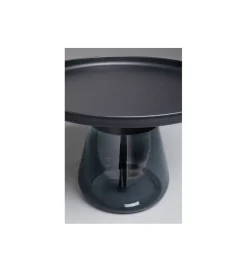 Stolik kawowy BOTTIGLIA 60 cm czarny