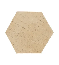 Stolik kawowy BRIL 42 cm beżowy