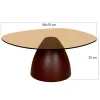 Stolik kawowy Brix Mylon 86 cm Burgundowy