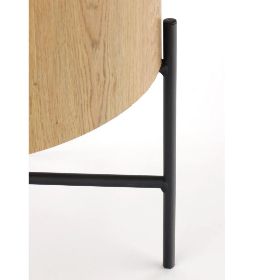 Stolik kawowy BROOKLYN 45 cm w optyce dąb