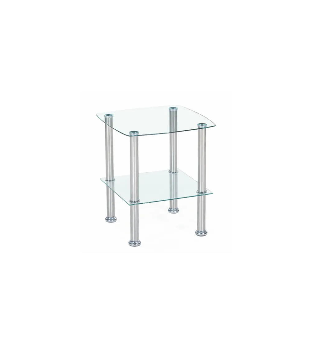 Stolik kawowy CANARIA 45 cm transparentny