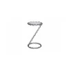 Stolik kawowy CATENA 33 cm srebrny