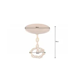Stolik kawowy CATENA II 38 cm złoty