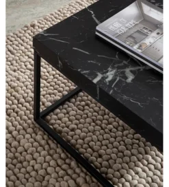 Stolik kawowy CAZANAD 60 cm w optyce marmuru