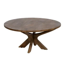 Stolik kawowy CENTRONA 100 cm drewno mango