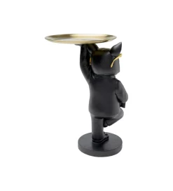 Stolik kawowy COOL BULLDOG TRAY 34 cm czarny