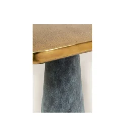Stolik kawowy Cora 35 cm złoto szary