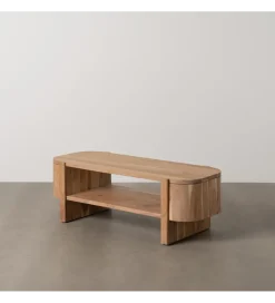 Stolik kawowy CREEL 120 cm drewno akacja