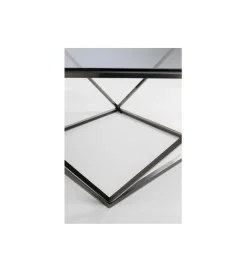 Stolik kawowy CRISTALLO 80 cm czarny grafit