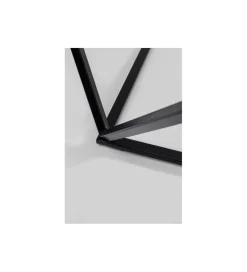 Stolik kawowy  CRISTALLO 80 cm x 80 cm czarny