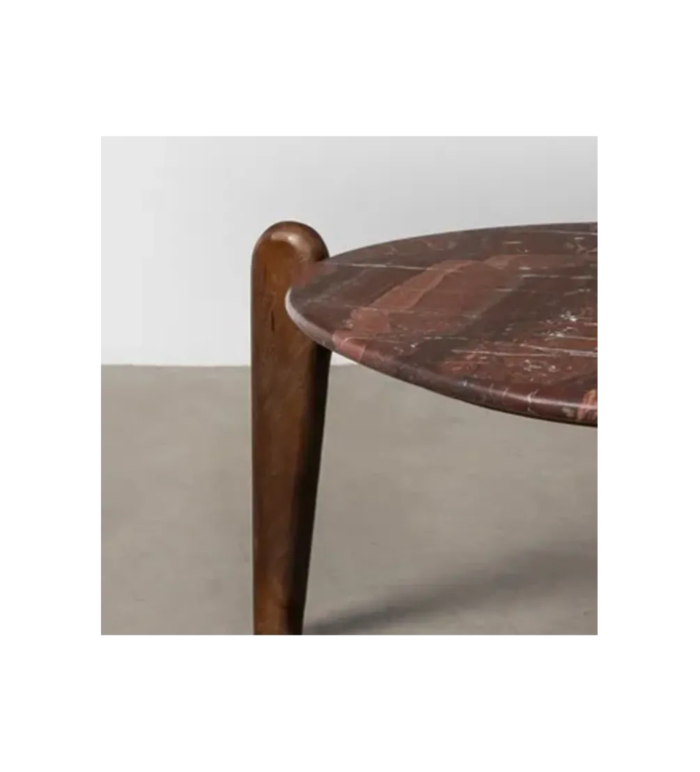 Stolik kawowy CUDBEM 82 cm drewno mango