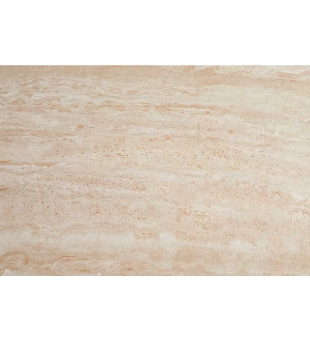 Stolik kawowy DANCING RINGS 135 cm ceramika w optyce trawertynu