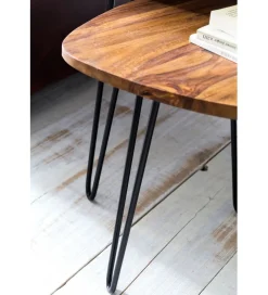 Stolik kawowy DENIA set 2 drewno sheesham