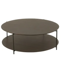 Stolik kawowy DOMERESU 93 cm ciemno brązowy