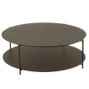 Stolik kawowy DOMERESU 113 cm ciemno brązowy