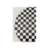 Stolik kawowy DOMERO CHESS 25 cm czarno biały