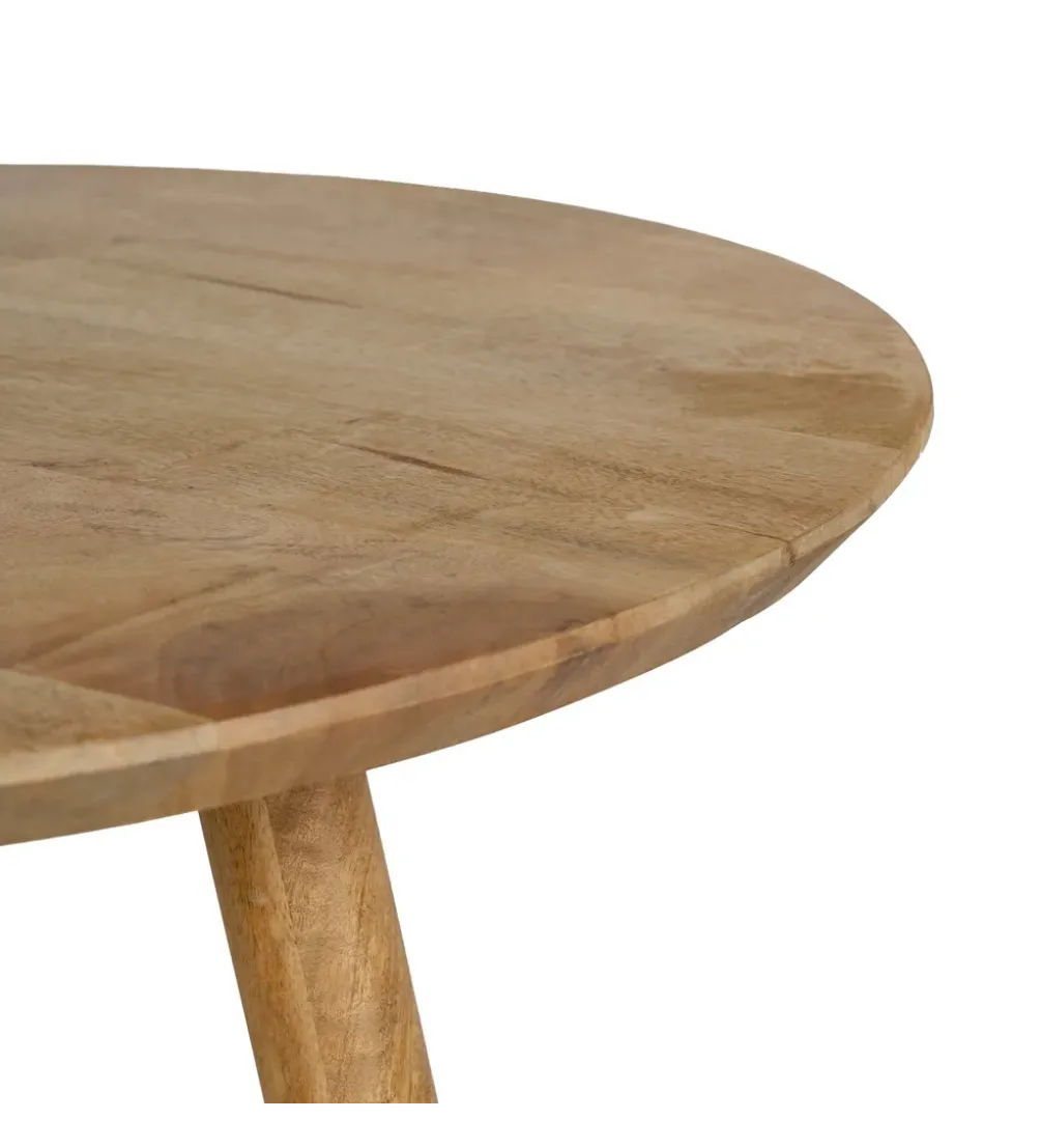 Stolik kawowy DREKEO 60 cm drewno mango