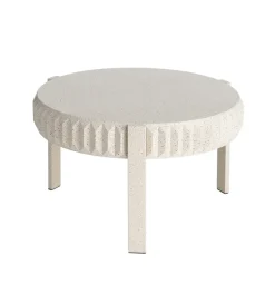 Stolik kawowy EDARNI 79 cm efekt terrazzo