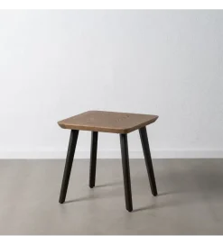 Stolik kawowy EDENSA 60 cm naturalny czarny