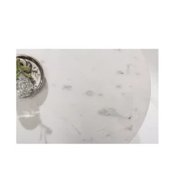 Stolik kawowy ELIF BIG biały marmur