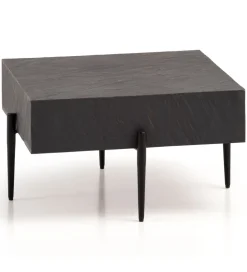 Stolik kawowy EVELIN  64 cm antracytowy